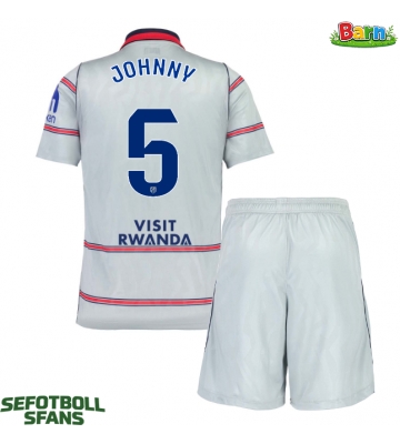 Atletico Madrid Johnny Cardoso #5 Tredjeställ Barn 2026-27 Kortärmad (+ Korta byxor)